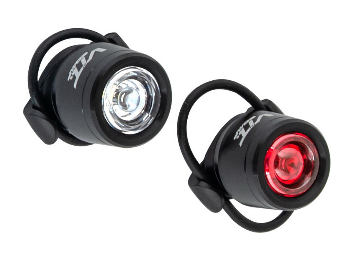 Treptač set solo alu white/red led