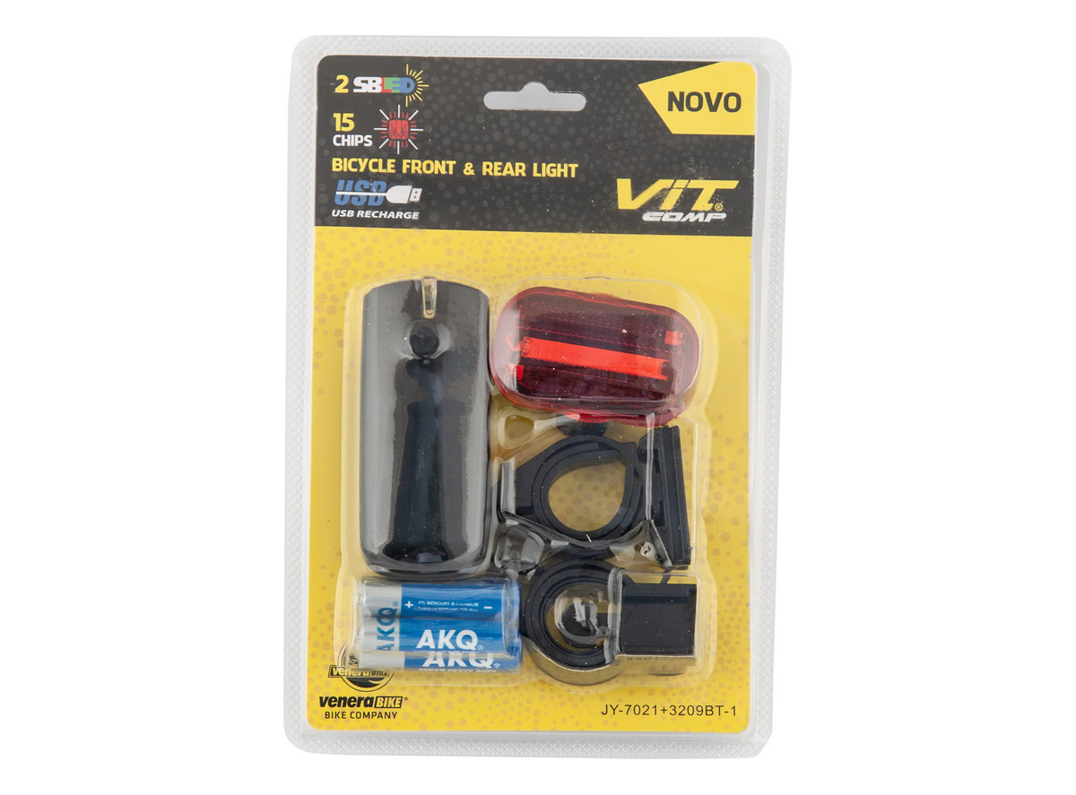 LAMPA PREDNJA I ZADNJA 2 BRIGHT LED AAx2