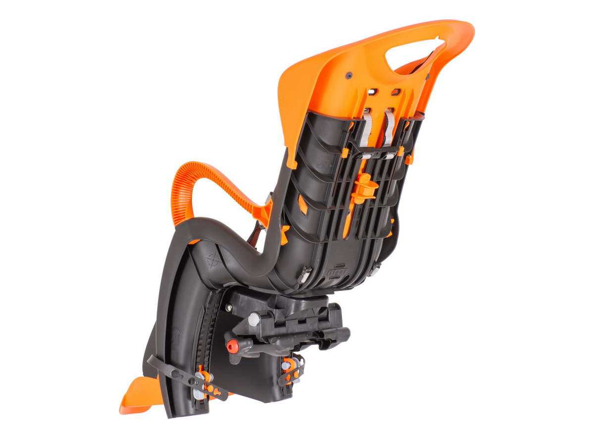 Sedlo dečije Bellelli na gepek sivo narandžasto 22 kg