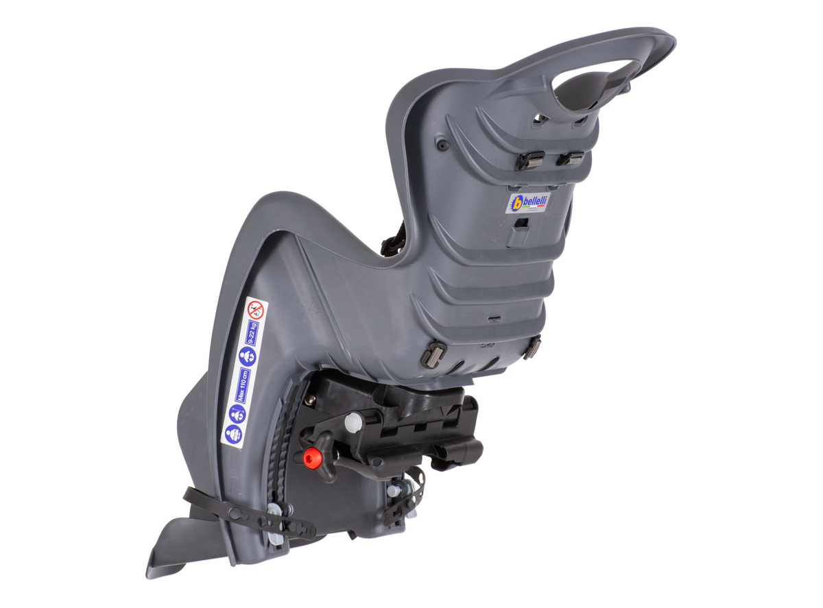 Sedlo dečije Bellelli Mr fox lux na gepek sivo  22 kg