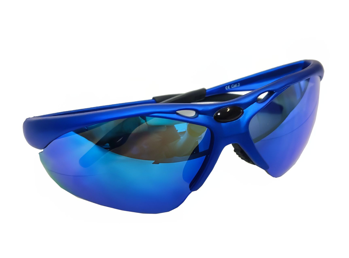 Venzo naočare u kutiji 100% uv 2 seta stakala plave