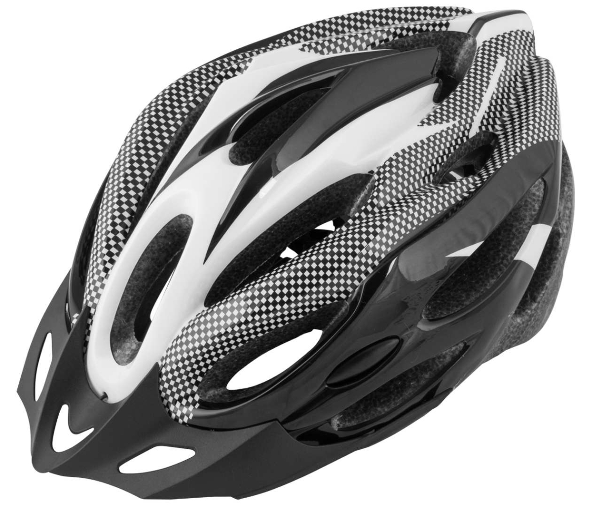 KACIGA BICIKL SIVO/BELO 2019