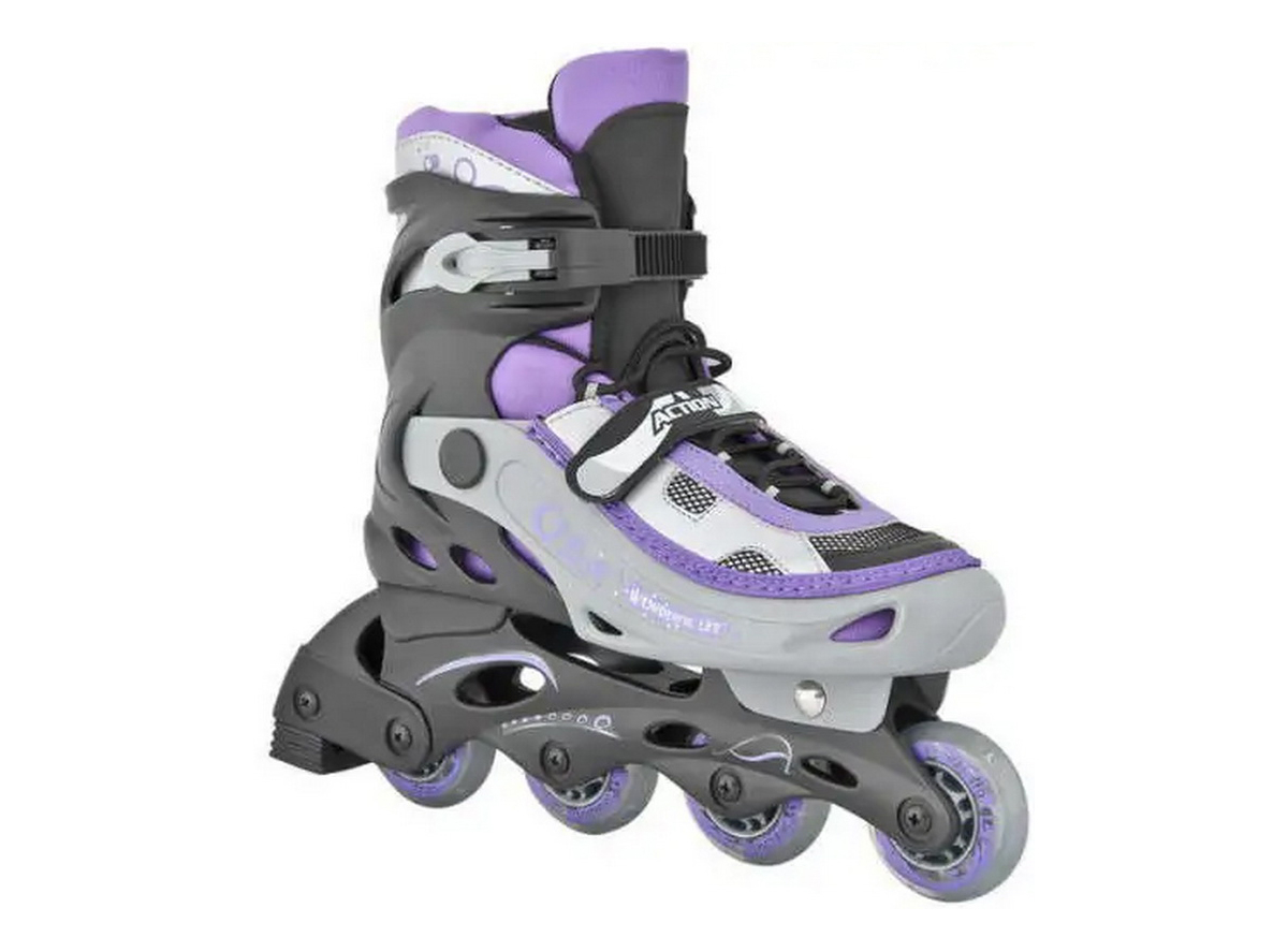 ROLER DEČIJI L (39-42) LJUBIČASTO SIVI PVC