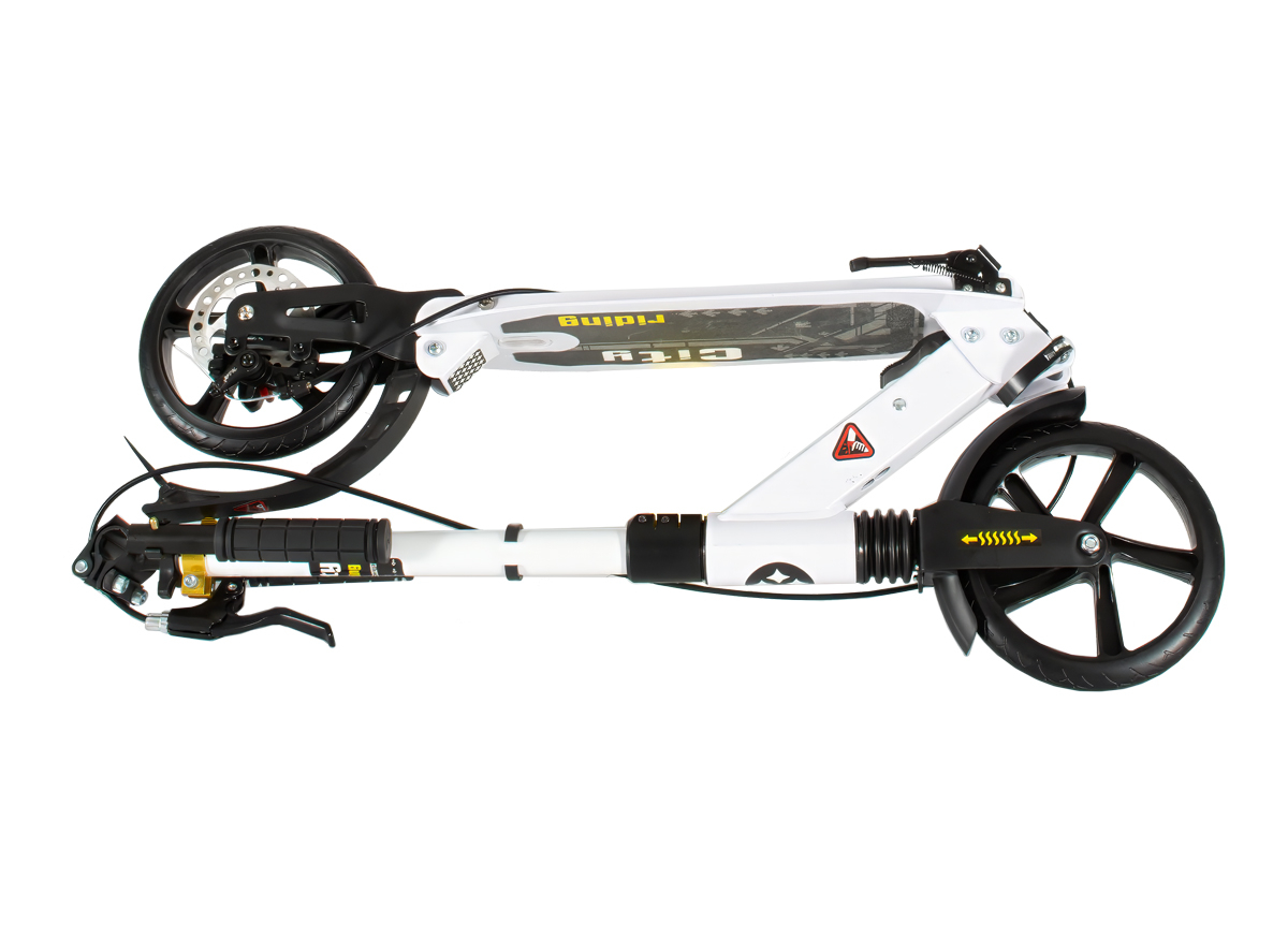 Trotinet aluminijum urban city-riding beli