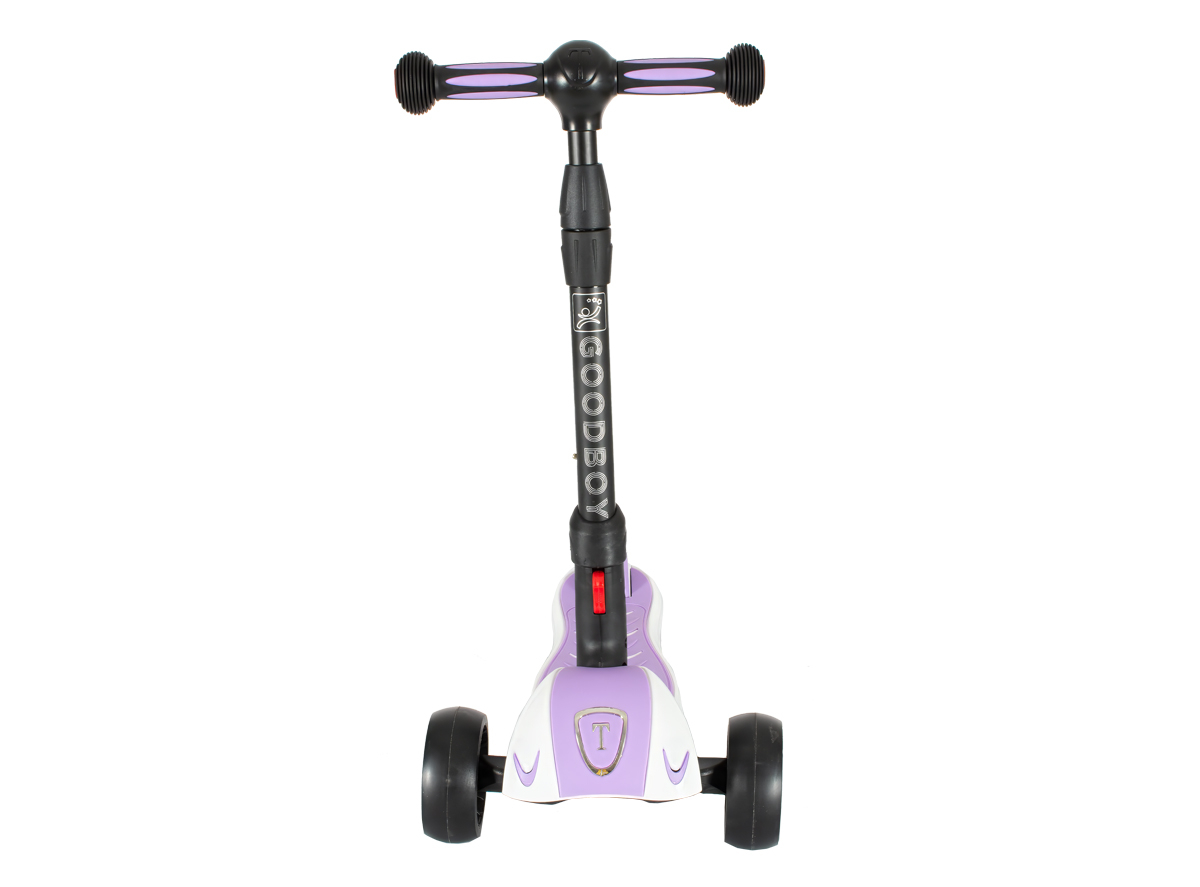 Trotinet deciji sa 3 tocka ljubicasto beli