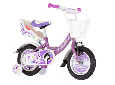 Bicikl Visitor Pony 12" ljubičasti
