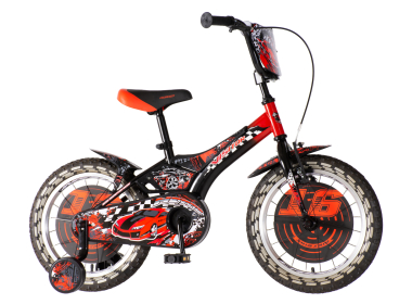 Bicikl Visitor Nitro 16" crno crveni