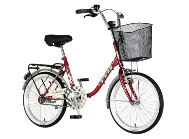 Bicikl Visitor Lowland 20" bordo sivi
