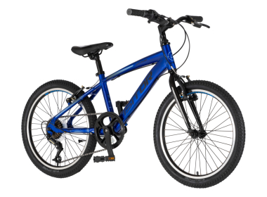 BICIKL JUNIOR 20 VISITOR FOX ROLL ALU 20" TVRDA ALU 12" V-BRAKE  6 BRZINA 132-155CM (XS) PLAVI PERLA