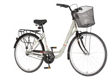 Bicikl Venssini Diamante 26x1.3/8" sivo krem