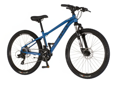 BICIKL MTB VISITOR CASCADE 26" AMORTIZER 14" DISK DUPLI 21 BRZINA 142-165CM (S) PLAVI