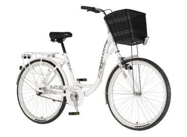 BICIKL FASHION VENSSINI GRACE 26" ALU 18" V-BRAKE  KONTRA 155-178CM (S/M) BELI
