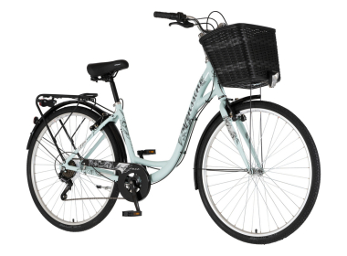 BICIKL FASHION VENSSINI GRACE 28" ALU 17" V-BRAKE  6 BRZINA 155-178CM (S/M) TIRKIZ