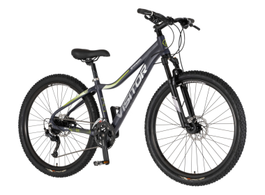 BICIKL MTB VISITOR GPS 27.5" AMORTIZER ALU 15" DISK HIDRAULIKA 24 BRZINA 158-175CM (M) SIVI