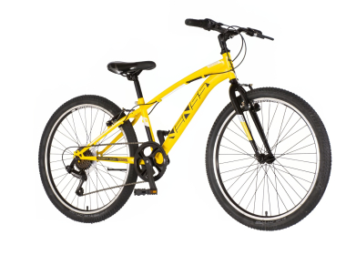 Bicikl Venssini Arcadia 24" žuto crni