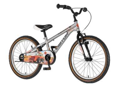 BICIKL KIDS VISITOR KOPACKO 20" 10" V-BRAKE  KONTRA 115-135CM (20") SREBRNI UV SJAJ