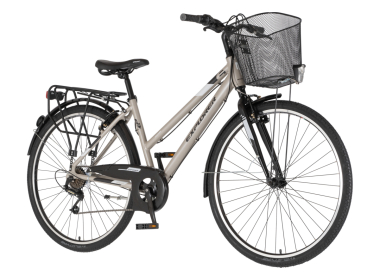 BICIKL TOUR EXPLORER AXYS LADY 28" ALU 17" V-BRAKE  6 BRZINA 155-178CM (S/M) SIVI