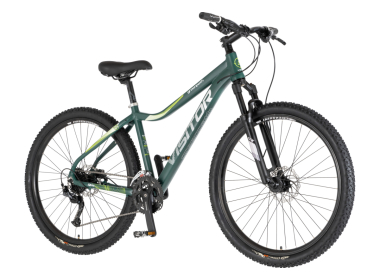 BICIKL MTB VISITOR GPS 27.5" AMORTIZER ALU 17" DISK HIDRAULIKA 24 BRZINA 170-185CM (L) ZELENI
