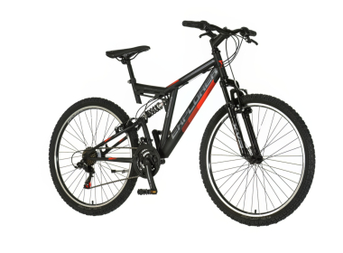 Bicikl Explorer Thunder full suspension 26" crno crveni 21 brzina