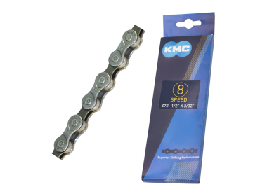 Lanac mtb kmc z-72 1/2”x3/32” 116l silver/ brown