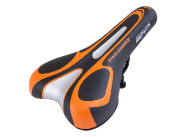 Sedlo mtb narandžasto crno cross country