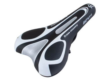 Sedlo mtb belo crno cross country