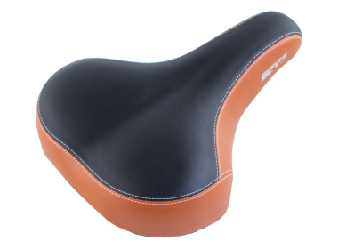 Sedlo city comfort braon crno retro