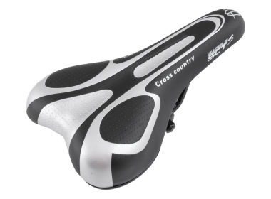 Sedlo mtb sivo crno cross country