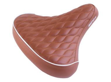 Sedlo comfort step dupla opruga braon