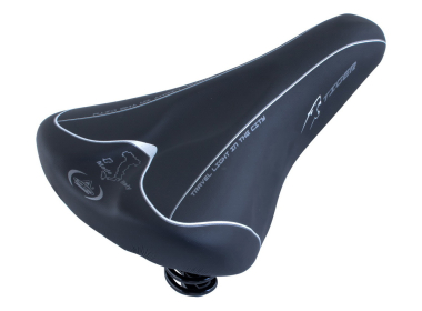 Sedlo tiger mtb crno sa oprugama (art.063b)