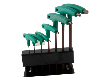 Alat set imbus ključeva 8 komadaT-tip 2-10mm sa nosačem