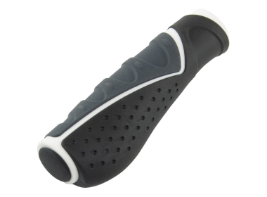 Ručke volana velo crno bele trek l130 mm