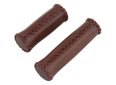 Ručke volana velo šivene eko koža braon 95mm /130mm revo shift