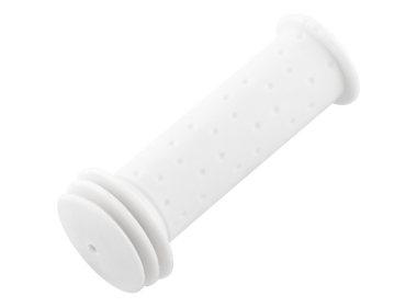 Ručke za dečije bicikle bele boje sa sigurnosnim krajevima