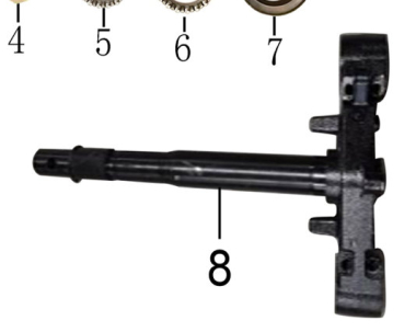 Amortizer vrat za motor vile 6006-12-00000 Verona LI