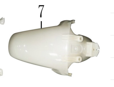 Blatobran prednji za motor braon 2036-12-00000 Verona LI