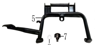 Nogar centrali za motor 6010-12-X0050 Verona LI