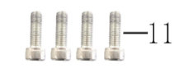 Deo za motor - šraf M 8×30 B0140000830G New Adviser