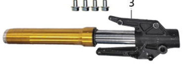 Amortizer prednji za motor desni 6022-18-00000 New Adviser
