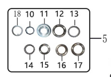 Volan šoljica za motor set 6028-18-00000 New Adviser
