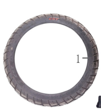 SP.MOTO GUMA 110/80-14 prednja guma 6032-18-00000 New Adviser