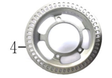 Kočnica deo za motor indukciona ploča ABS (prednja) 6042-18-00000 New Adviser