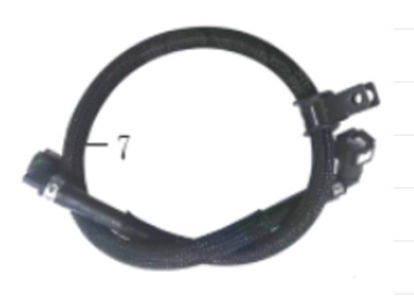 Deo rezervoara za motor - visokopritisna cev (gorivo) 4037-18-JW125 New Adviser