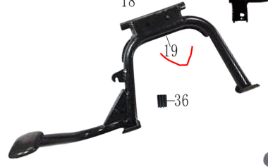 Nogar centrali za motor 6010-18-00000 New Adviser