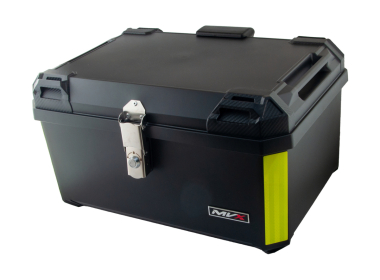 Kofer za motor zadnji crni sa naslonom 65L 56.5X40X31CM