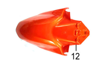 Blatobran prednji za motor zelena 2041-49-00000 Torino JOG-B