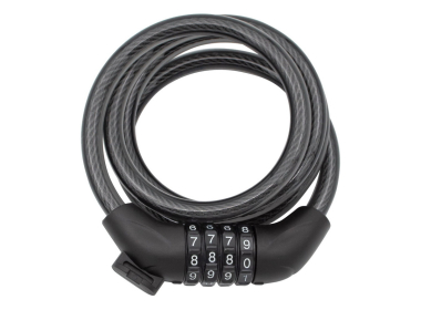 Brava sajla na šifru 4 broja crna 10x1200 mm sa držačem