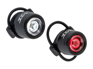 Treptač set solo alu white/red led