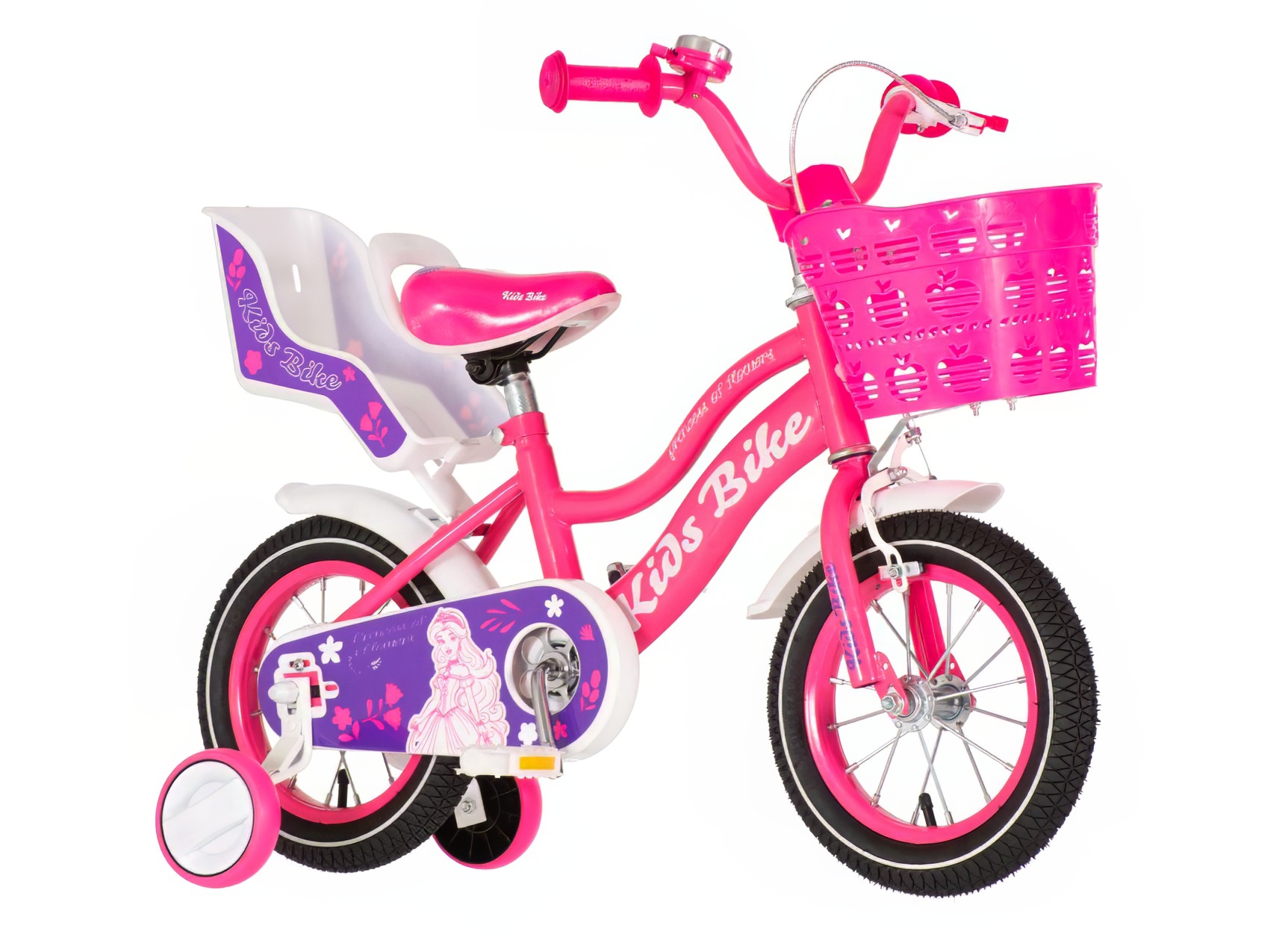 Kids bike Princess Flower roza 12 2024