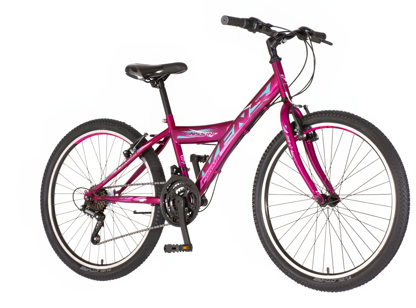 Bicikl Venssini Parma 24" ljubičasto tirkiz